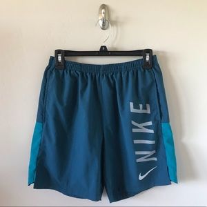 Men’s Nike Dri-Fit Shorts Teal and Blue